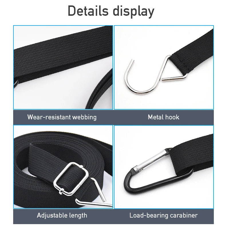 Universal Car Cover Elastic Windproof Strip Adjustable Length