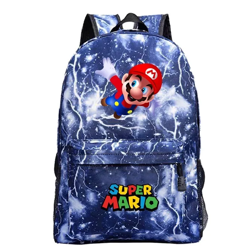 Школьные сумки для девочек-подростков Аниме Супер рюкзак Марио Sac 11 Mochila Mujer сумка для ноутбука Женская Мужская Дорожная сумка - Цвет: 5