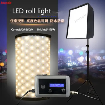 

LED roll light color temperature photography video light flexible interview light fill light outdoor light CD50 T03