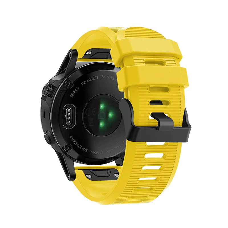 26 мм ремешок для часов Garmin Fenix 6X/6X Pro ремешок для часов быстросъемный силиконовый ремешок для Garmin Fenix 5X браслет