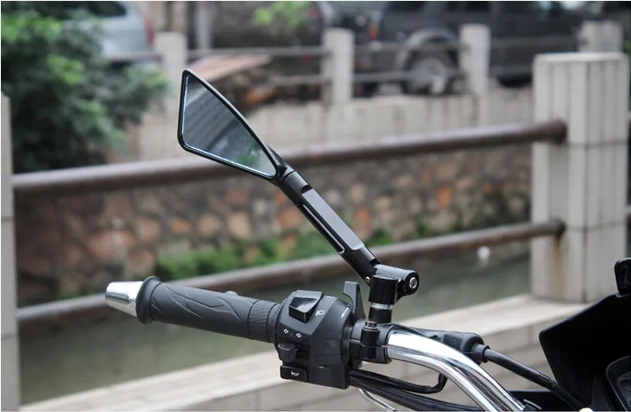 Moto GT TOMOK Aluminum CNC motorcycle Side mirror rearview accessories case For Kawasaki Z1000 Z800 Z750 EX-300