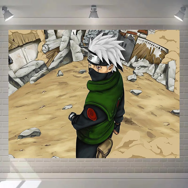 Anime Naruto Hanger Tapestry Remodeling Room Dormitory Bedside Background Cloth