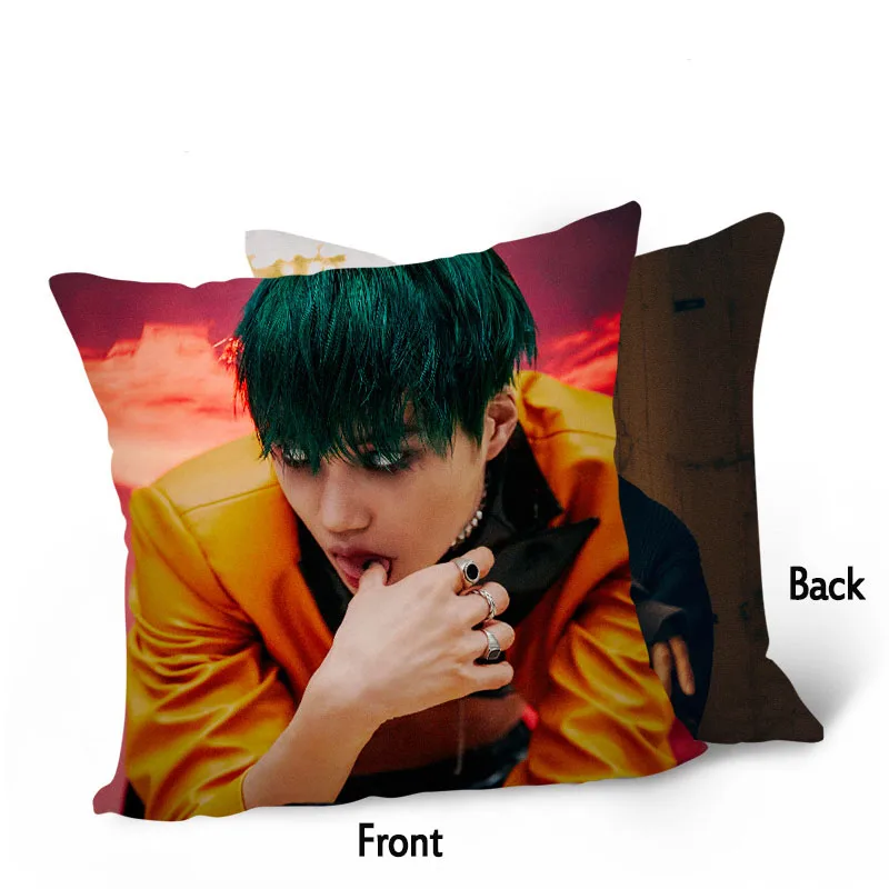 KPOP 40*40 см EXO альбом навязчивой идеей Подушка Чехол кровать подушки XIUMIN сухо лежал BAEKHYUN Чен CHANYEOL D.O. KAI SEHUN FH151 - Цвет: 3