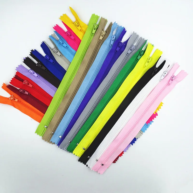 100 Pieces Of 3# (12-24 Inches) 30-60CM Closed Nylon Coil Zipper Tailor Sewing Process 20 Colors Are Available | Дом и сад