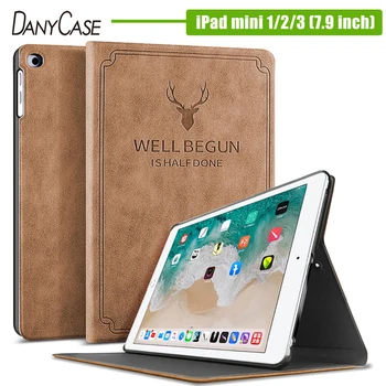 

Smart Case for iPad Mini 1/2/3 Deer Note Book Style Light Weight Design Smart Shell auto Sleep/Wake W Stand Folio PU Leather