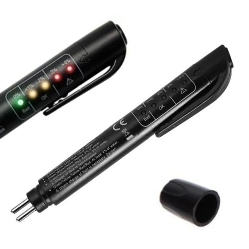 1pc Oil Quality Check Pen Brake Fluid Tester Car Brake Liquid Digital Tester Vehicle Auto Automotive Testing Tool