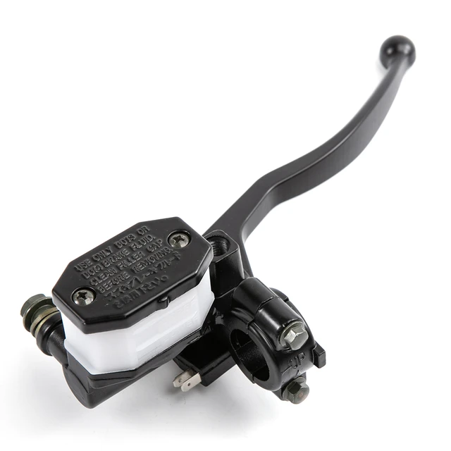 Maître de frein côté droit de moto, levier de maître-cylindre de frein côté  avant droit en aluminium adapté pour Suzuki GS125 GN125 GN250 GS250