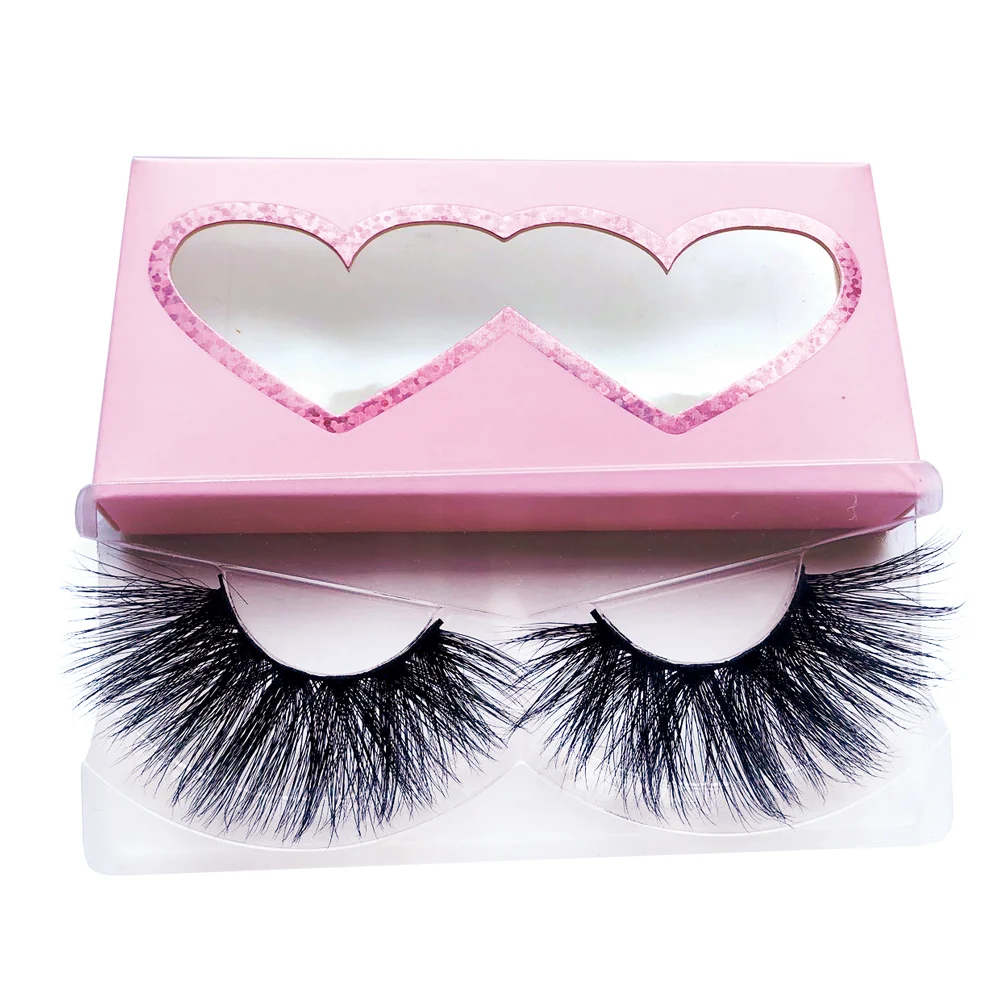 30mm False Eyelashes Wholesale Thick Strip 5D/6D Mink Lashes Custom