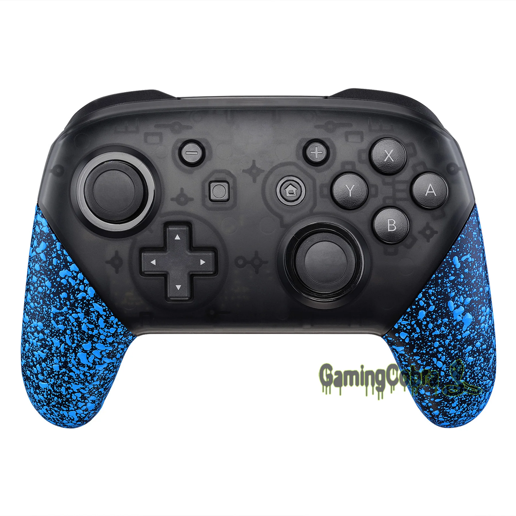 

Textured Blue Replacement Handle Grips Shell for Nintendo Switch Pro Controller