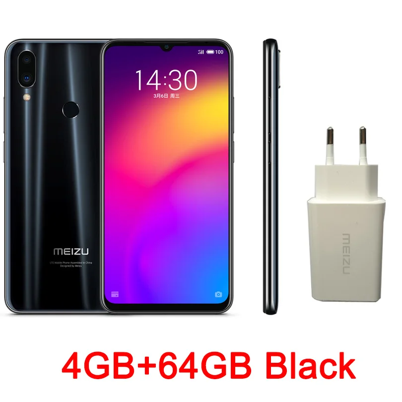 4GB 64G Black Официальный Meizu Note 9, 4 Гб ОЗУ, сотовый телефон Snapdragon 675, 64 Гб ПЗУ, 4G LTE, 6,2 МП камера, отпечаток пальца, четыре ядра, 2244 дюймов, 1080 x p, FHD - Цвет: 4GB 64G Black
