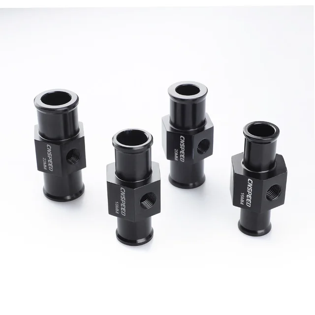 Adattatore Per Sensore Temperatura Acqua Moto - Tubo Flessibile 18 Mm, Nero | Per Refrigerazione, Con Morsetti - Foto 6