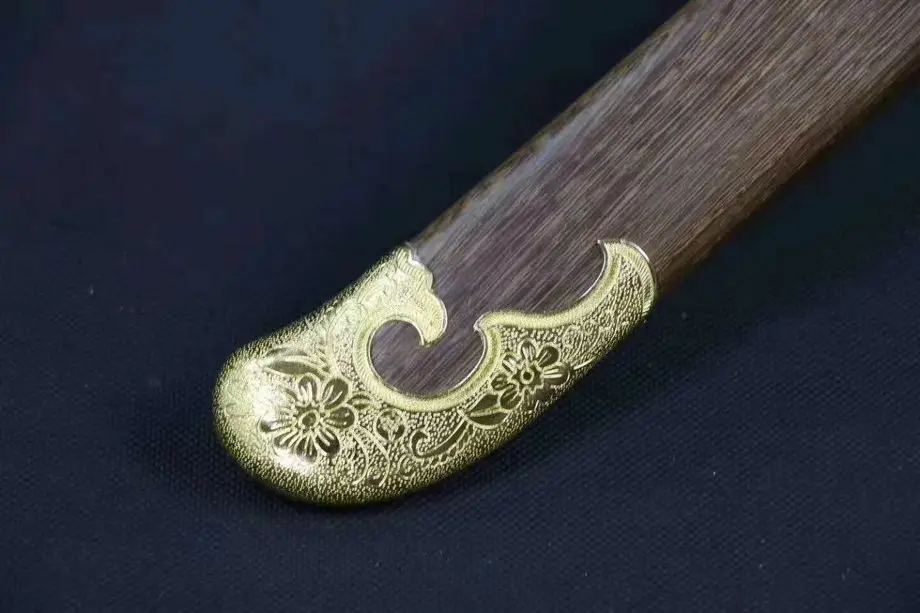 Kung Fu Sword Sharp 60HRC High Manganese Steel Wushu Broadsword Qing Da Dao Can Cut Bamboo