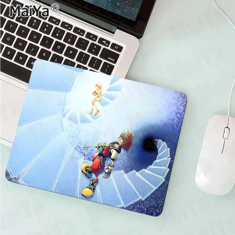 No Lock Edge18x22cm MaiYa Kingdom Hearts высокоскоростной коврик для мыши резиновый компьютерный игровой коврик для мыши - Цвет: No Lock Edge18x22cm