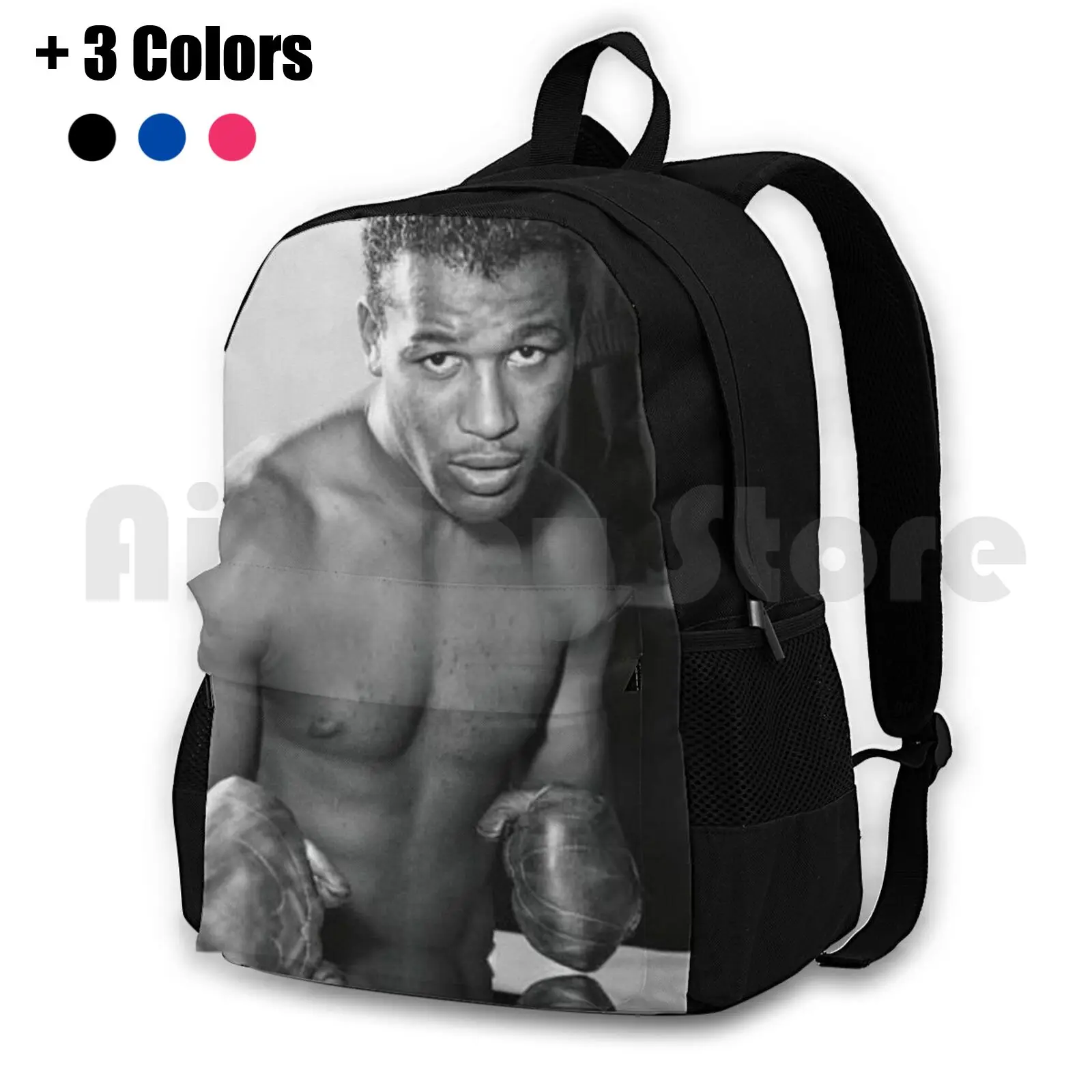Sugar Ray Robinson Outdoor Hiking Backpack Waterproof Camping Travel Boxing Fighting Combat 1940S 40S Retro | Багаж и сумки