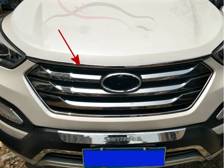 Аксессуары подходят для 2013 hyundai Santa Fe Santafe IX45 накладка на двигатель хромированная капот