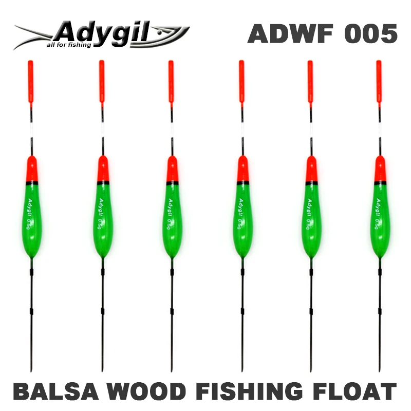 Adygil пробкового дерева поплавок ADWF 005 245 мм Floatation 0,5 г 6 шт./лот