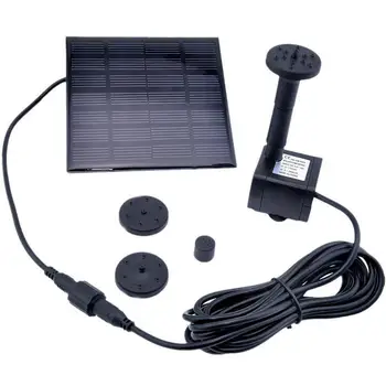 

Solar Fountain 200l/h 7v 1.4w Engineering Sun Power Birdbath Floating Pool Waterfall Home Pump Fountains Water Garden Decor