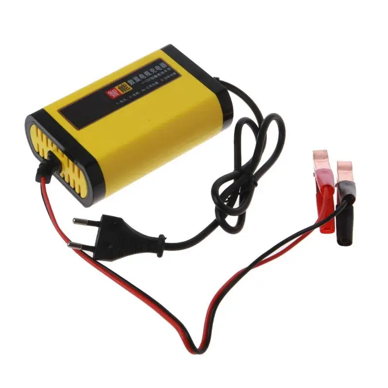 

Car Motorcycle Battery Charger 12V 2A Full Automatic 3 Stages Auto Accessories
