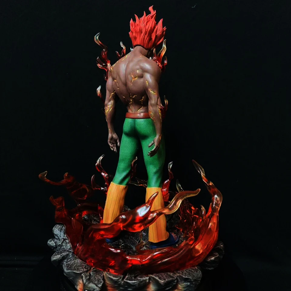 Tronzo 30 см GK фигурка Наруто Shippuden Might Guy Konoha no Kedakaki Aoi Moju светодиодный светильник ПВХ фигурка модель игрушки подарок