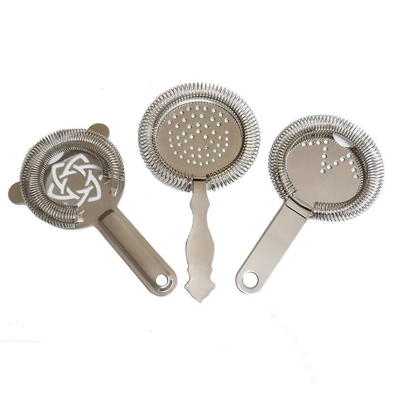 Hawthorn Strainer Cocktail Strainer Stainless Steel Bar Professional Bar Tools cocktail shaker strainer cocktail bar tool set