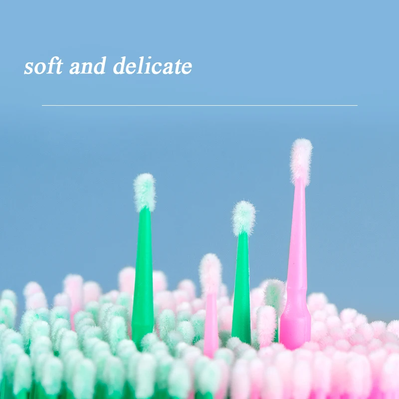 100pc Disposable Mascara Wands Applicator Micro Eyebrow Eyelash Extension Brush Beauty Makeup Cosmetic Cleaning Swab Tool Supply