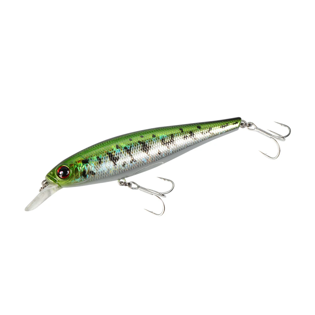 BassLegend Fishing Suspending Jerkbait Squad Balisong Minnow Bass Pike Forellenköder 100 SP Rasselklang 100 mm 17 g – Detail 3