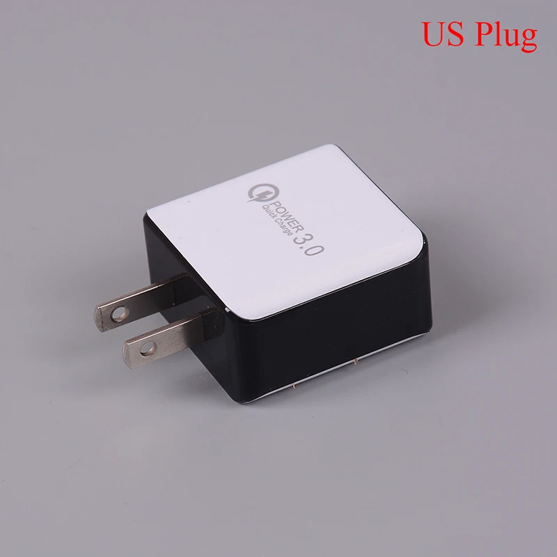 3,0 зарядное устройство для телефона 18 Вт Быстрая зарядка USB дорожное настенное зарядное устройство смарт Быстрая зарядка для iPhone X 8 7 samsung Galaxy S8 Xiaomi - Цвет: 1
