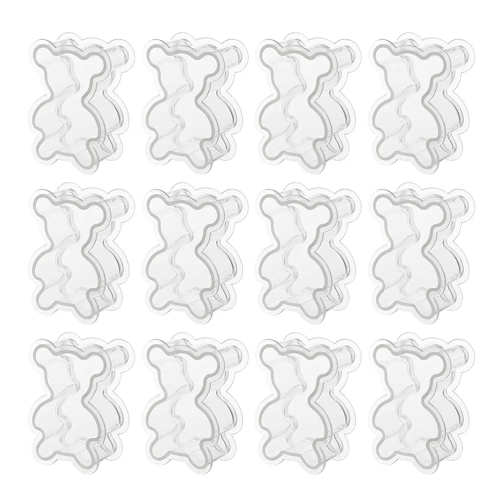 12pcs Candy Packing Box Bear Shaped Transparent Wedding Gift Package Boxes Party Favors | Дом и сад