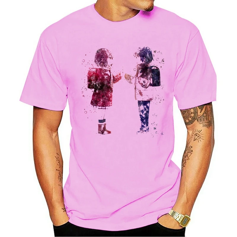 

Erased Anime T-Shirt Unisex Cotton Tee Shirt Manga Gift Quality N1322 Printing Apparel Tee Shirt