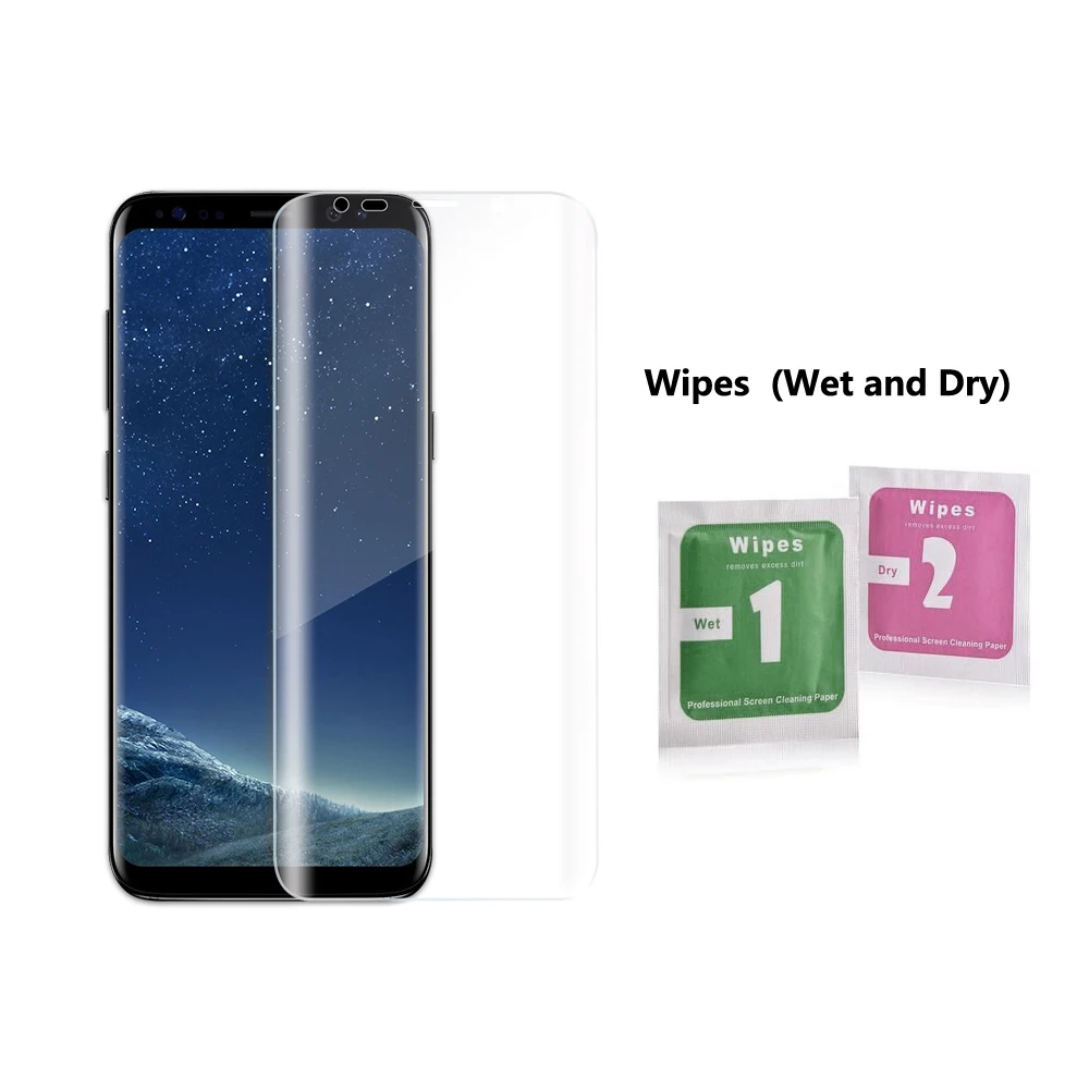 Мягкий протектор экрана для samsung Galaxy S9 Plus S9+ защитное стекло полное покрытие защитная пленка против царапин прозрачная