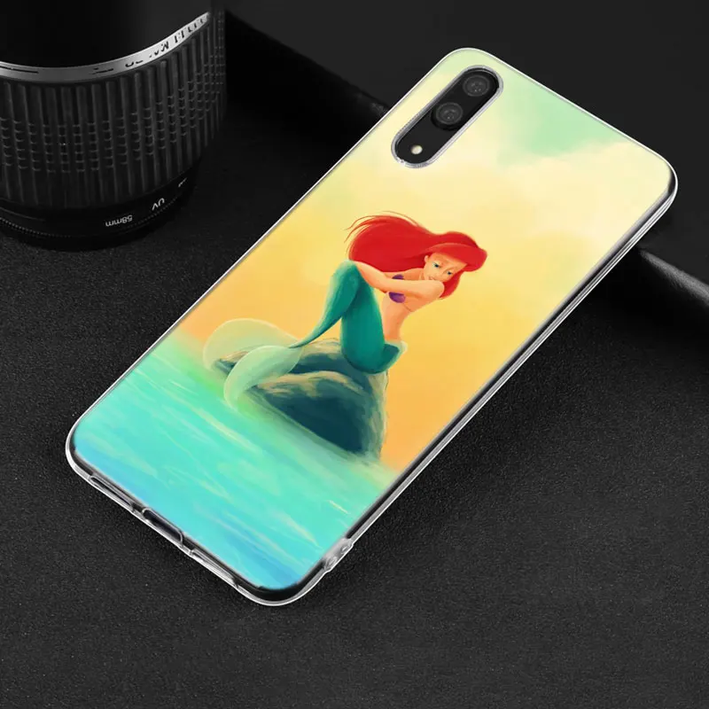 Силиконовый чехол принцессы Русалочки для huawei P30 P20 Pro P10 P9 P8 Lite P Smart Z Plus NOVA 3 3i 5i 5Pro - Цвет: 007