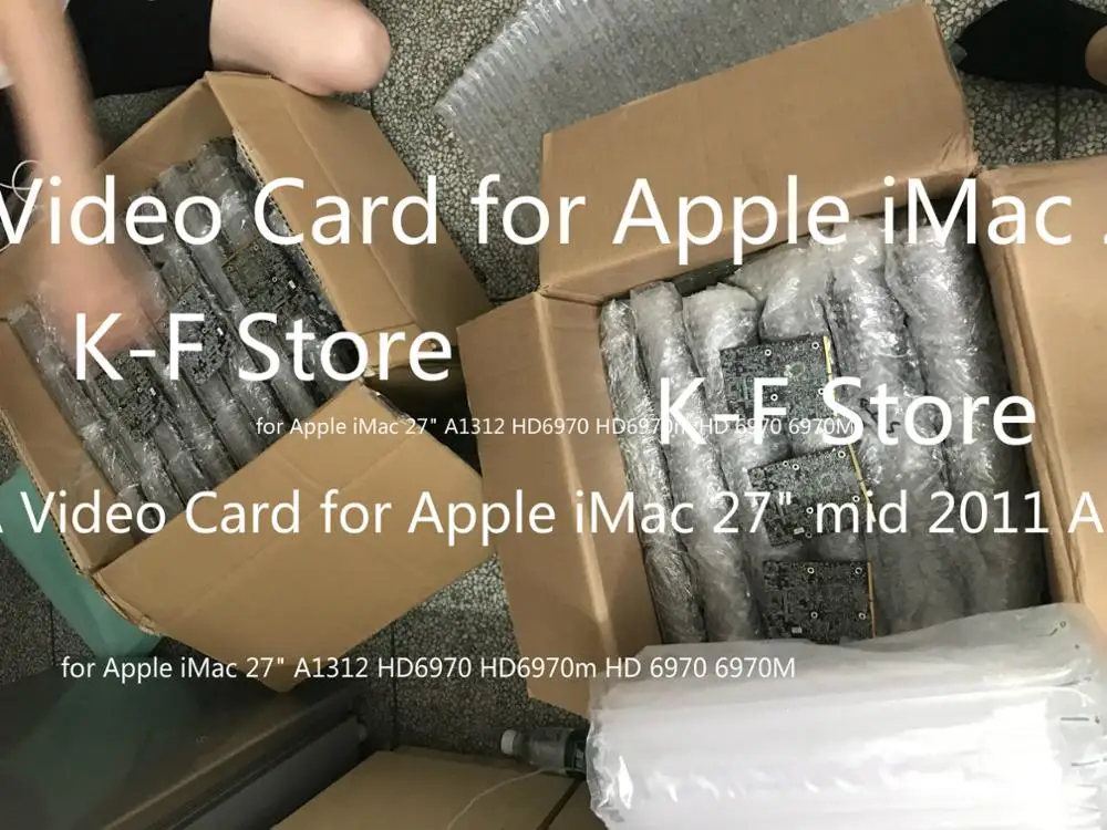 2011 для Apple iMac 2" A1312 HD6970 HD6970m HD 6970 6970M 2G 2GB 109-C29657-10 216 0811000 2011 видеографическая iMac карта VGA GPU