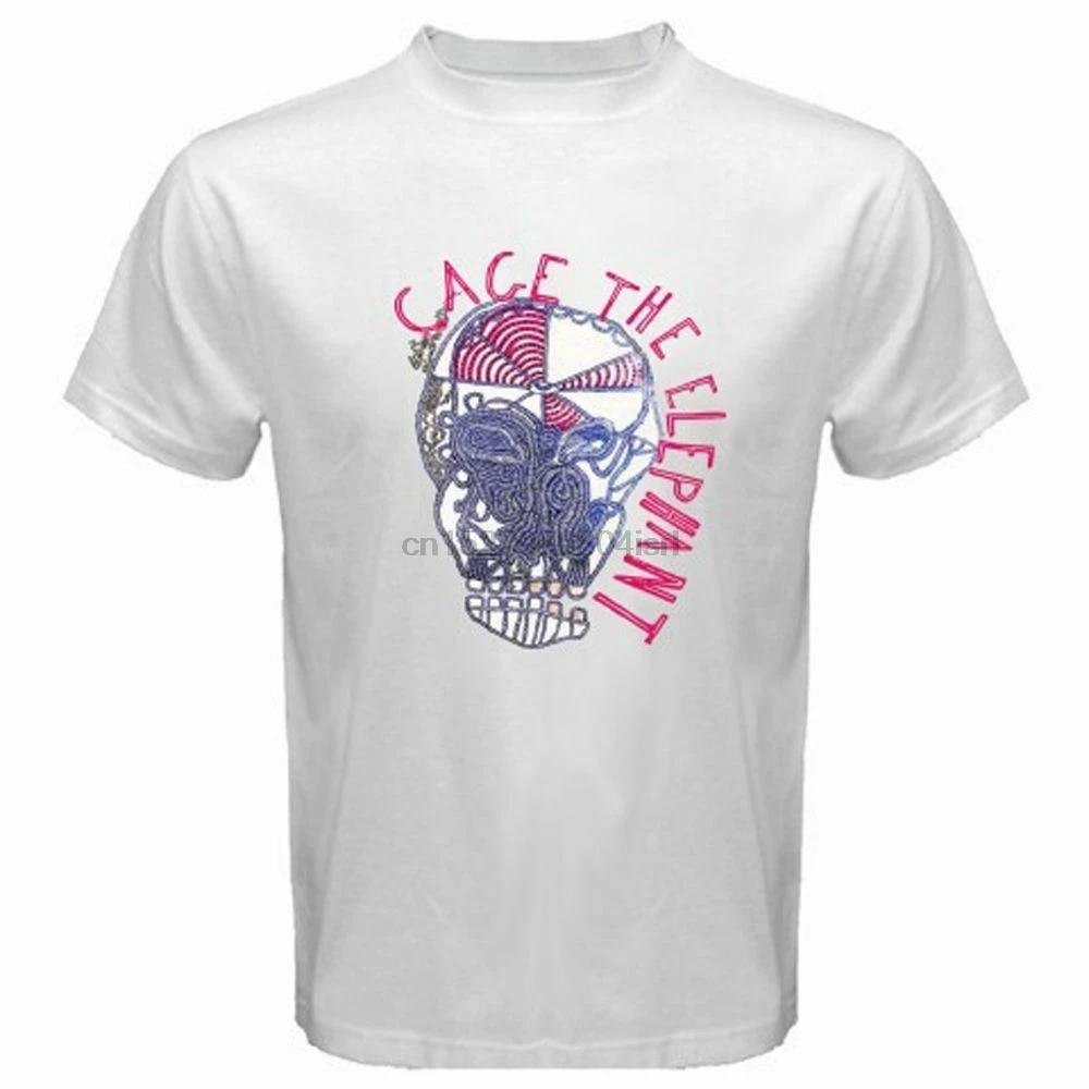 New Cage The Elephant Album Logo Rock Band t-shirt | Мужская одежда