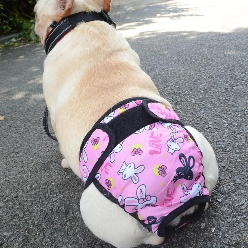 Jumpsuit For Dog Dog Physiological Pants XS-XXL Diaper Sanitary Washable Female Dog Shorts Panties Menstruation Underwear Briefs - Цвет: A