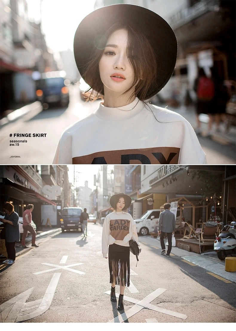 Fall And Winter Clothes New Style South Korea plus Velvet WOMEN'S Hoodie Half-Turtle-Neck Warm on Clothes Loose And Plus-sized B