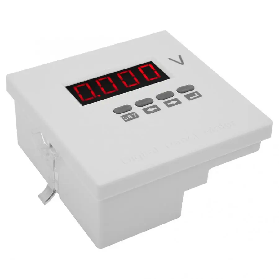AC 450V DDM-AV96J Single Phase Voltage Meter Programmable LED Digital Display Voltmeter