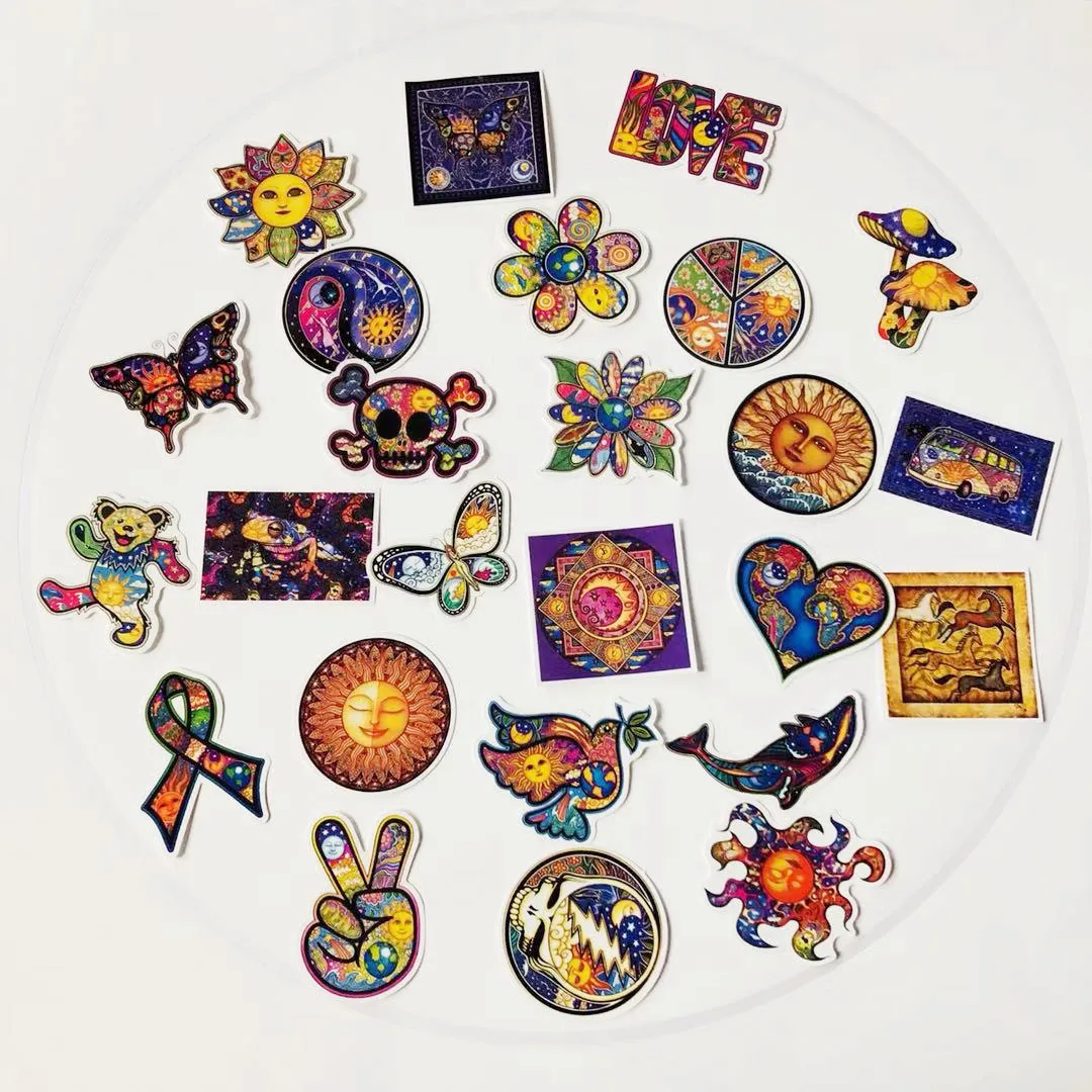 25/Чехол World Peace Tarot Cards Lucky клейкая бумага багаж скейтборд ноутбук водонепроницаемые солнечные наклейки для автомобиля