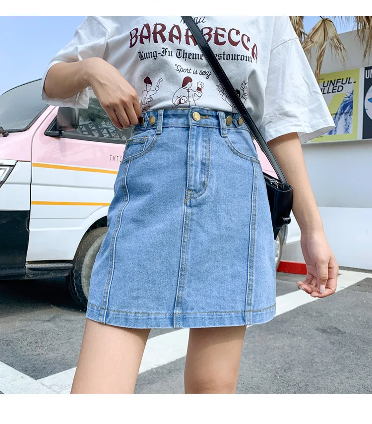 18 women denim skirt