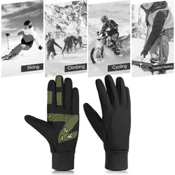 Уличные зимние перчатки с сенсорным экраном ветрозащитные теплые перчатки Coldproof спортивные перчатки для вождения, езды на велосипеде