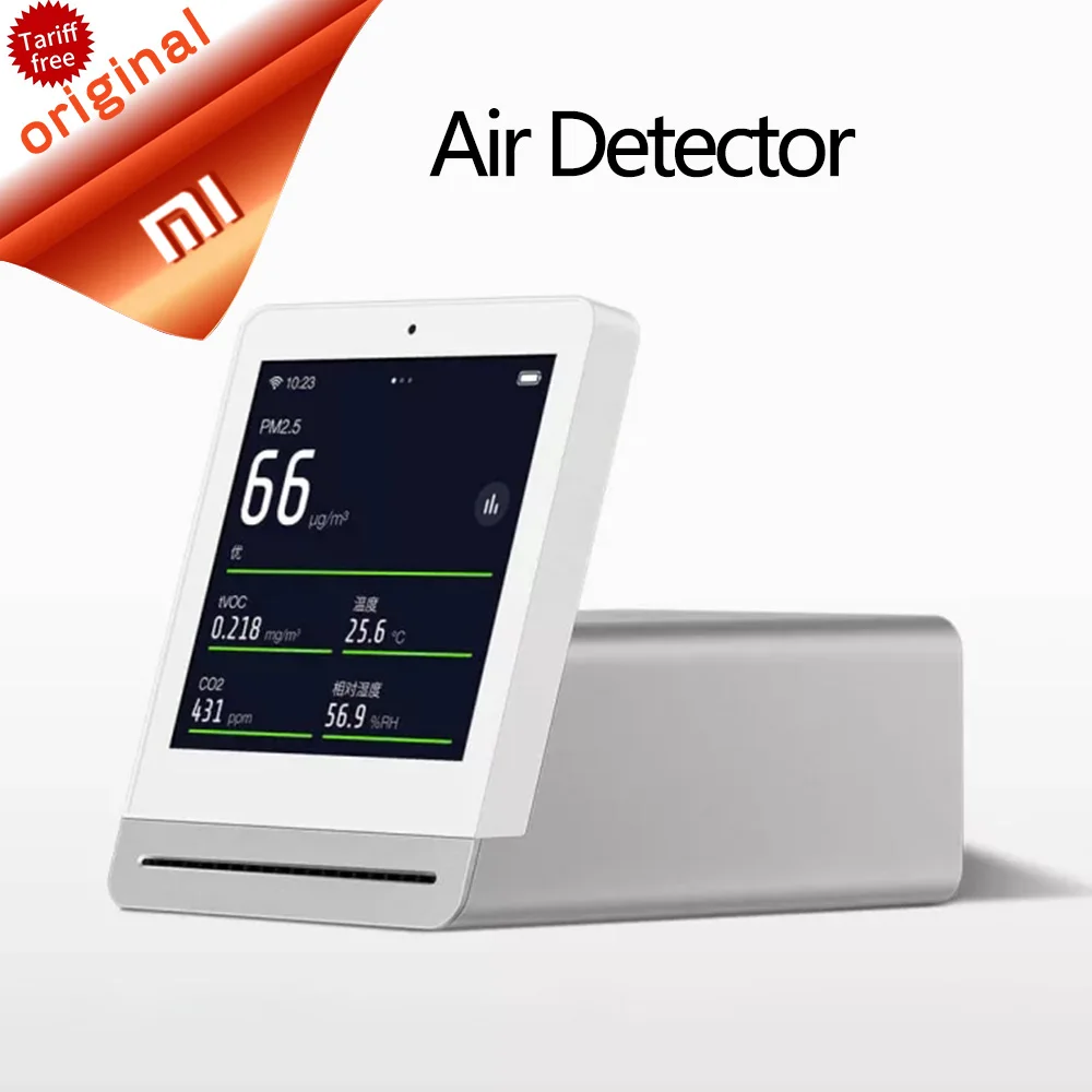 Xiaomi Mijia прозрачный травяной воздушный детектор 3 1 &quotIPS сенсорный экран полный