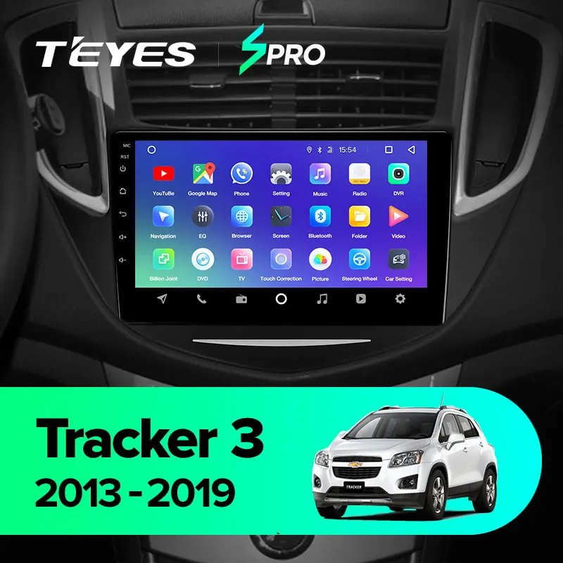 TEYES SPRO Штатная магнитола для Шевроле Трэкер 3Chevrolet Tracker 3 2013 Android 8.1, до 8-ЯДЕР, до 4+ 64ГБ 32EQ+ DSP 2DIN автомагнитола 2 DIN DVD GPS мультимедиа автомобиля головное устройство