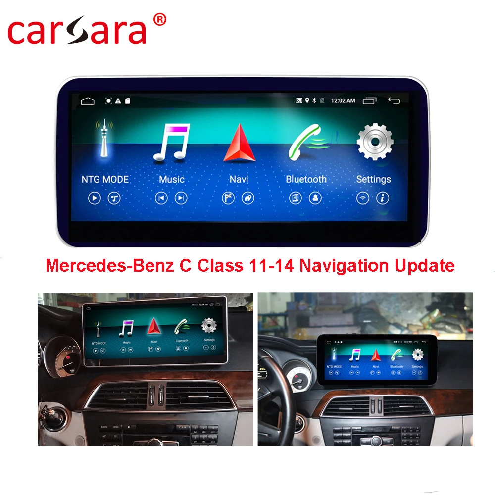 

Mercedes Navigation Update W204 11-14 Android Carplay Aftermarket Multimedia DVD Player for C Class Video Console Facelife