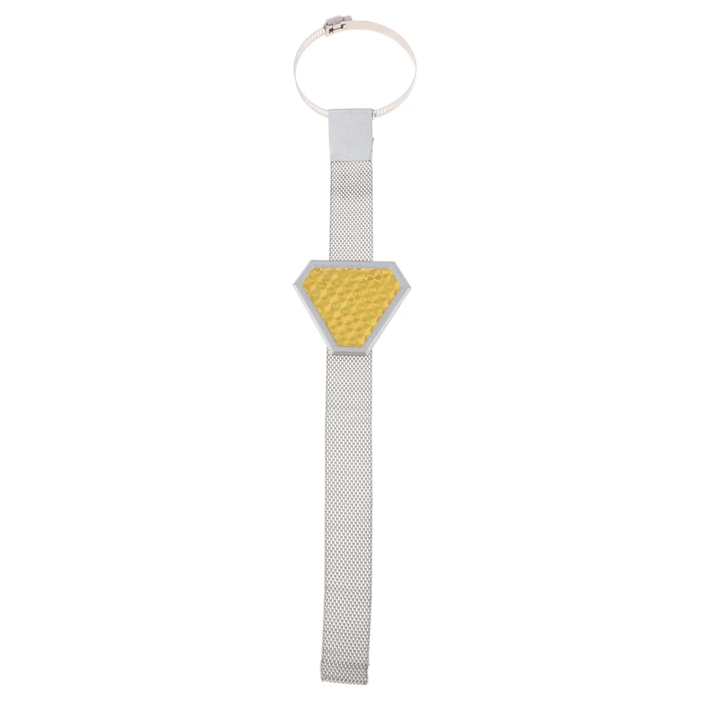 Car Metal Anti Static Strap Earth Belt Ground Wire w Adjustable Ring Yellow |