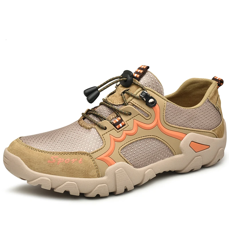 9329 Spring Khaki Misalwa/ г. Уличная Повседневная мужская обувь весенне-зимние кроссовки из сетчатого материала/свиная замша, мужские лоферы, Мокасины, 38-48, Прямая поставка - Цвет: 9329 Spring Khaki
