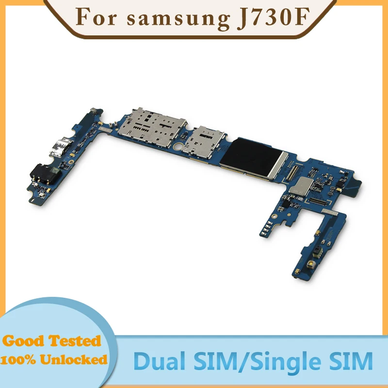 Разблокирована для samsung Galaxy J7 J730F материнская плата с чипами, для samsung Galaxy J730F материнская плата с системой Android