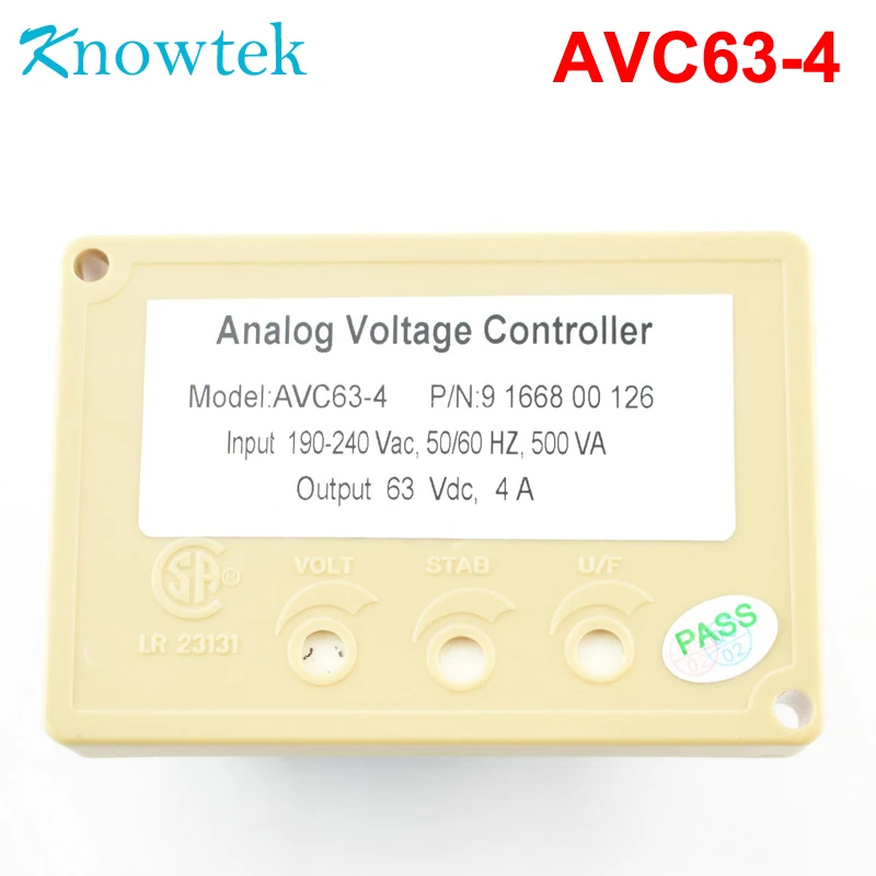 AVR AVC63-4 автоматический регулятор напряжения для дизельного генератора регулировки напряжения