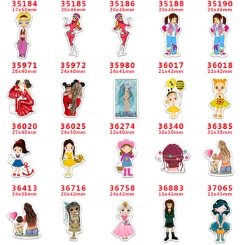 

DIY Craft Supplies the little girls printing flat back planar resins 30 pieces. PR-35184-37065