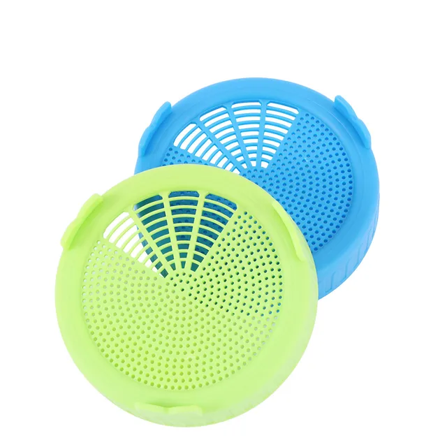 Csírázó Fedél Élelmiszer -Minőségű Háló Hajtás Fedőlaptermesztés Csírázási Növényi Szilikon Tömítő Gyűrű Fedele A Kőműves Edényekhez - Image 2