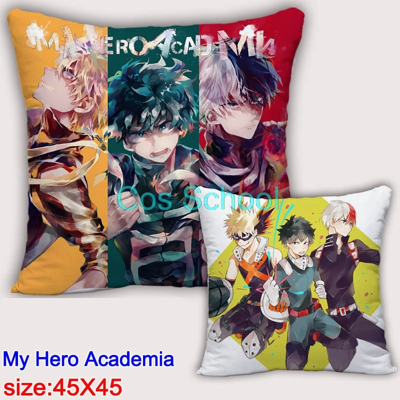 Cos School Boku No My Hero Academy подушки аниме мой герой Academy диван прикроватная Подушка Todoroki Shoto подушки аксессуары