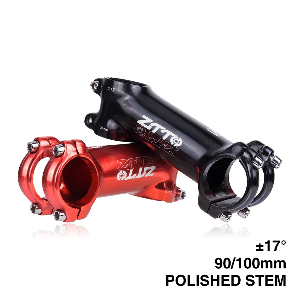 

Bicycle Stem Accessories MTB Mountain Road BMX Positive and Negative 17 Degree Angle Mountain Bike Stem Negative Angle Stem Bike